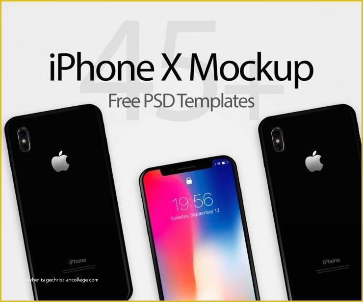 iPhone Psd Template Free Download Of 45 Free Apple iPhone X Mockup Psd Templates Download Psd