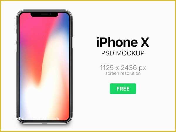 iPhone Psd Template Free Download Of 45 Free Apple iPhone X Mockup Psd Templates Download Psd