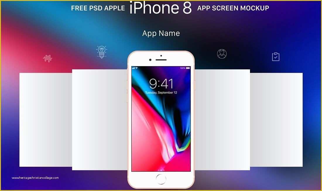 iPhone Psd Template Free Download Of App Mockup