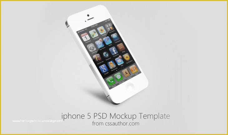 iPhone Psd Template Free Download Of Beautiful iPhone 5 Mockup Psd Template for Free Download