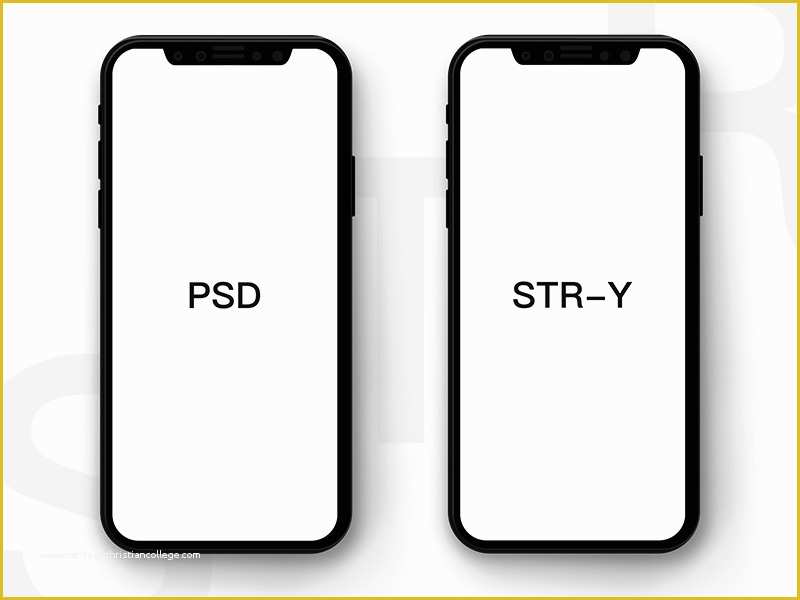 iPhone Psd Template Free Download Of Flat iPhone X Psd Template Freebie Supply