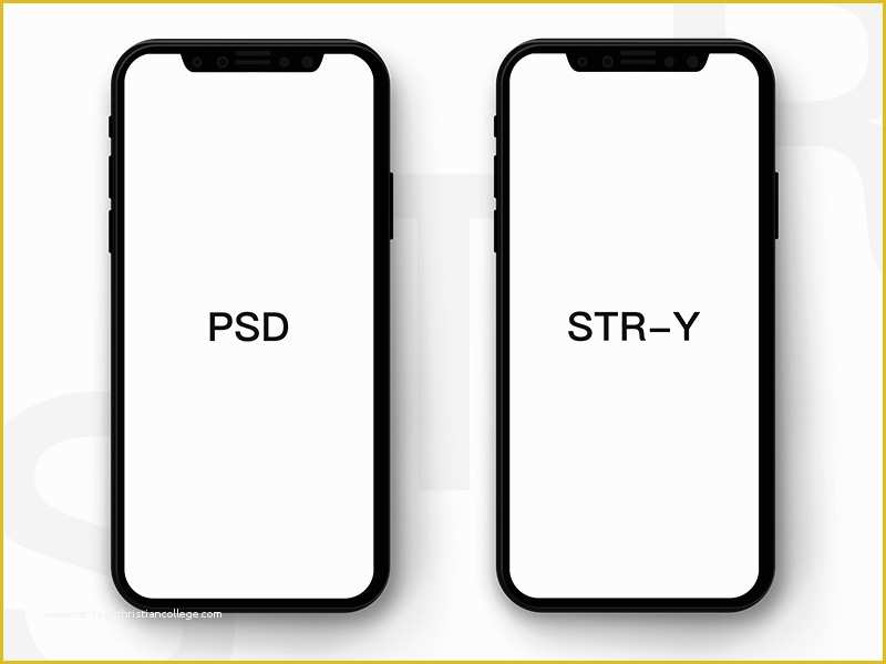iPhone Psd Template Free Download Of Flat iPhone X Psd Template Freebie Supply