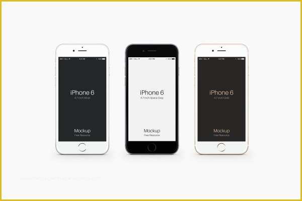 iPhone Psd Template Free Download Of iPhone 6 Mobile Template Psd Free