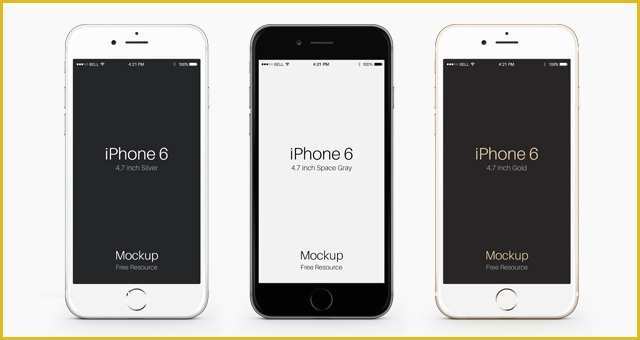 iPhone Psd Template Free Download Of iPhone 6 Psd Vector Mockup Psd Mock Up Templates