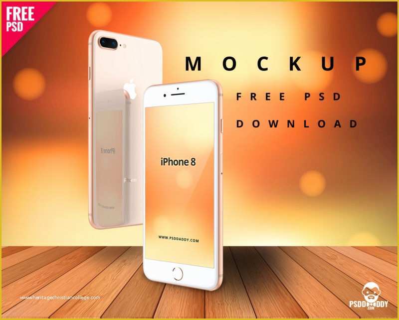 iPhone Psd Template Free Download Of iPhone 8 Mockup Free Psd – Psddaddy