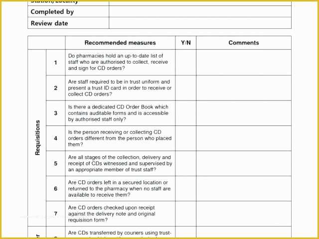 Iso 9001 forms Templates Free Of Audit Checklist Template iso 9001 forms Templates