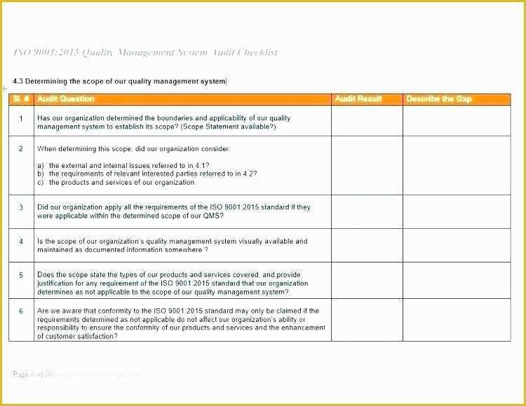 Iso 9001 forms Templates Free Of Internal Audit Memo Work Plan Template Program Sample Pdf