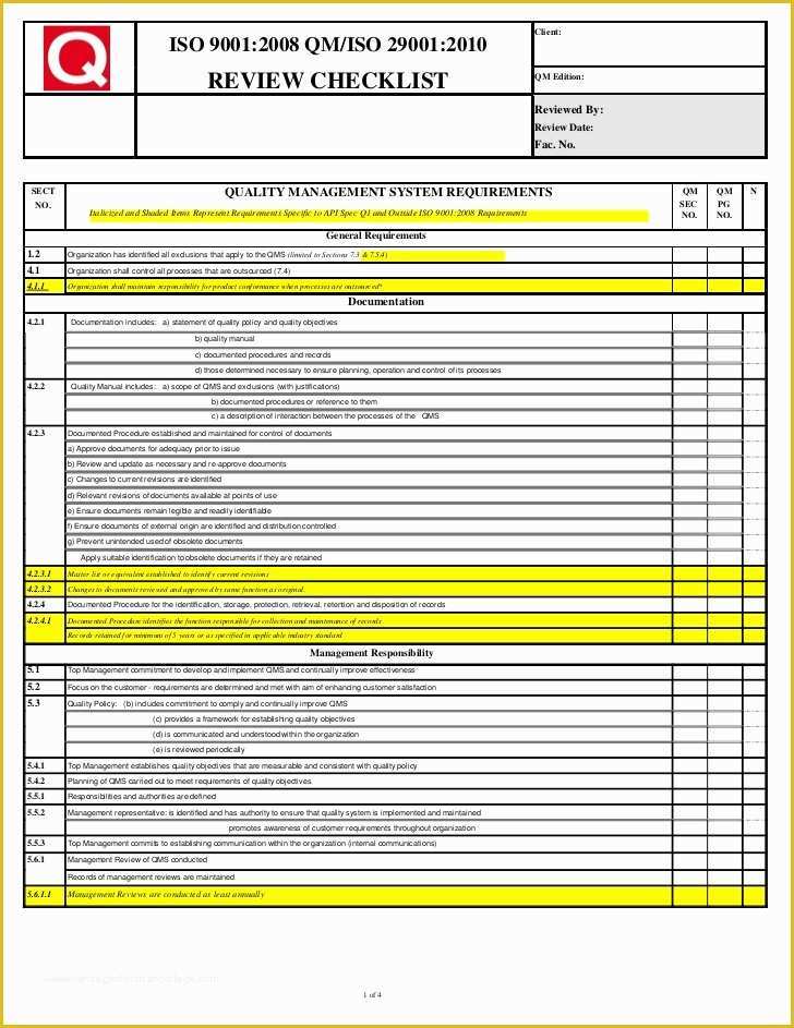 Iso 9001 forms Templates Free Of iso 9001 Contract Review Template Templates Data