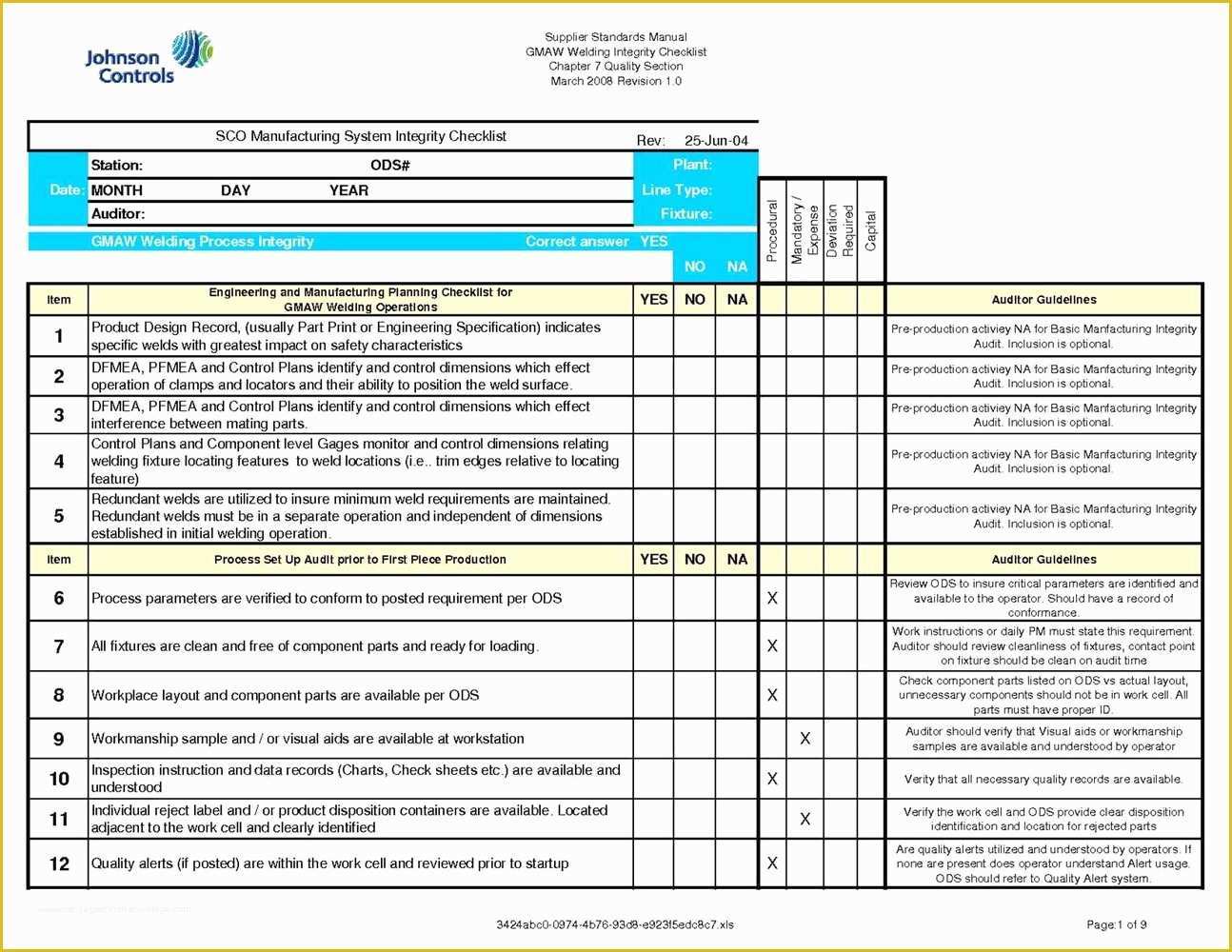Iso 9001 forms Templates Free Of iso 9001 forms Templates Free forms 7872
