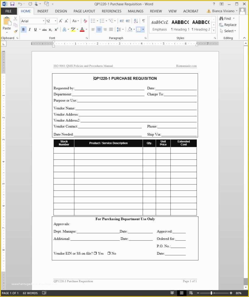 iso-9001-forms-templates-free-of-purchase-requisition-iso-template