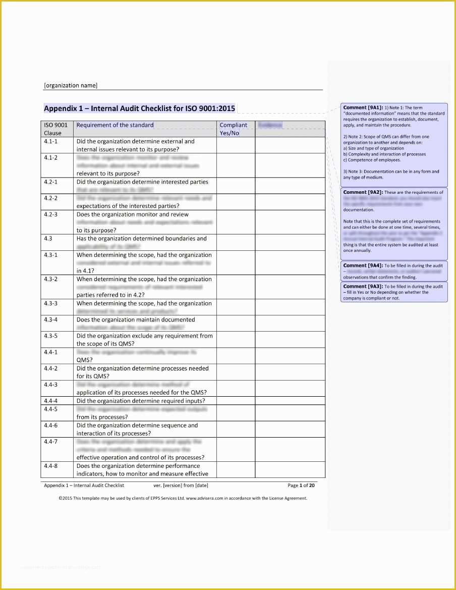 Iso 9001 Templates Free Download Of iso 9001 Audit Checklist What It is How It’s Used and