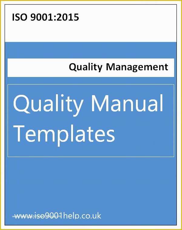 Iso 9001 Templates Free Download Of iso Templates