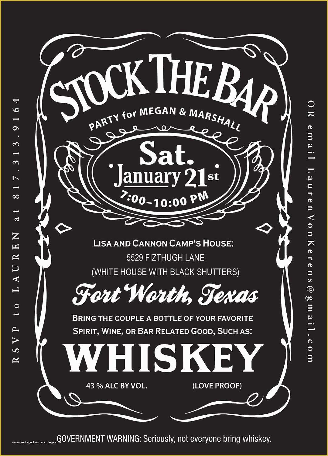 Jack Daniels Invitation Template Free Of Jack Daniels Birthday Invitation