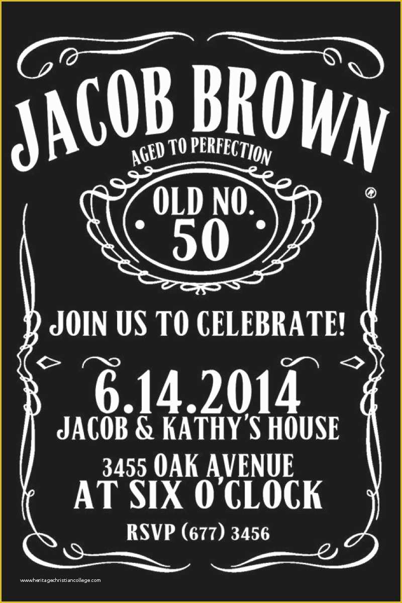 Jack Daniels Invitation Template Free Of Jack Daniels Invitation Template – orderecigsjuicefo