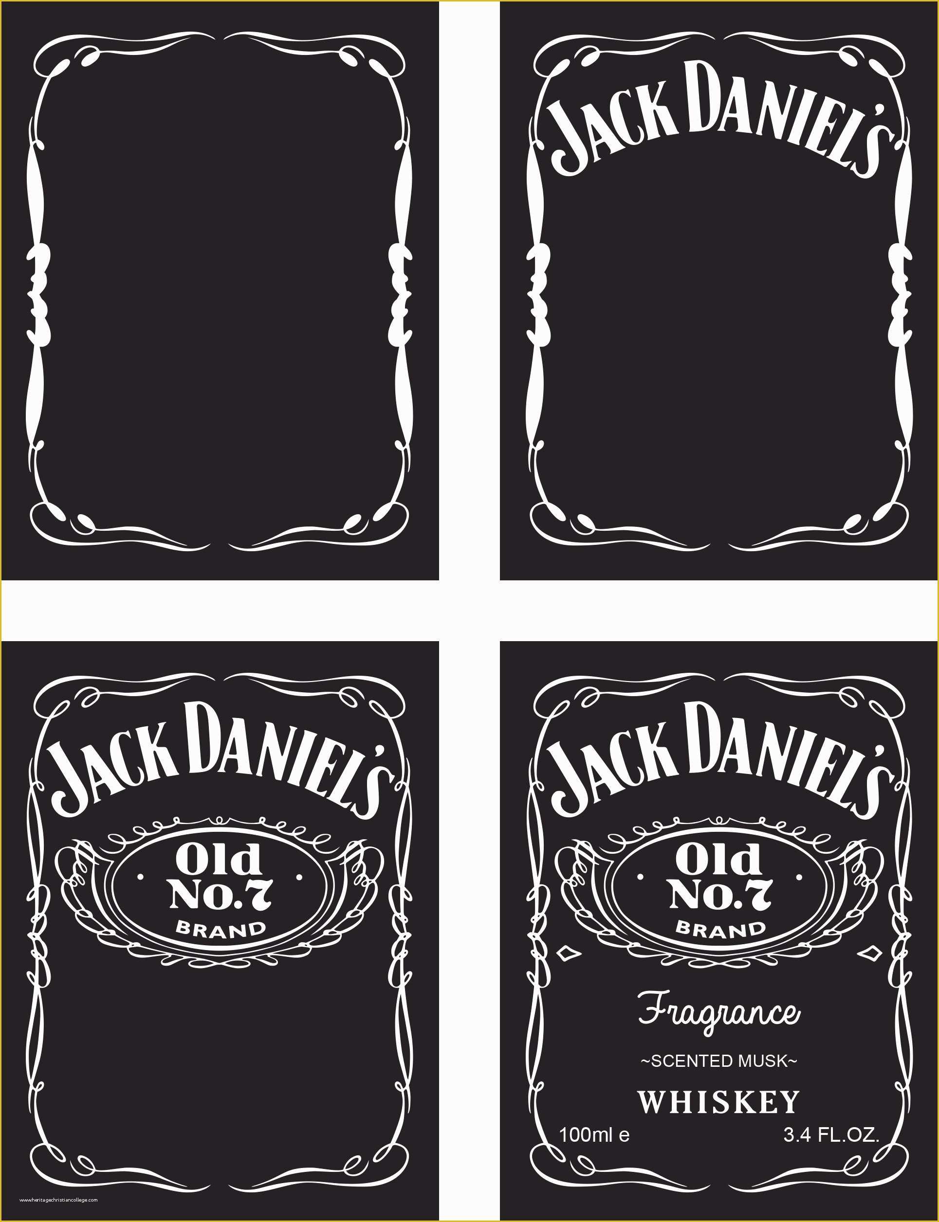 Jack Daniels Invitation Template Free Of Jack Daniels Label Template Generator