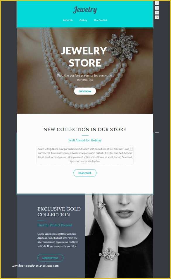 Jewellery Template Free Download Of 21 Jewelry HTML5 themes & Templates