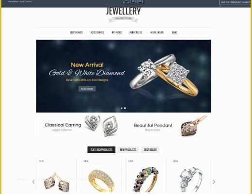 Jewellery Template Free Download Of 21 Jewelry Prestashop themes &amp; Templates