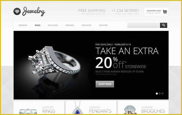 Jewellery Template Free Download Of Download Jewelry Store Opencart Template Free