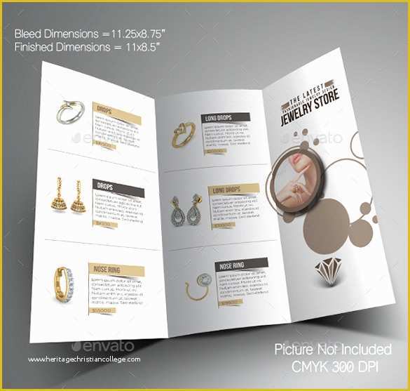 Jewellery Template Free Download Of Jewelry Brochure Design Templates Free Download