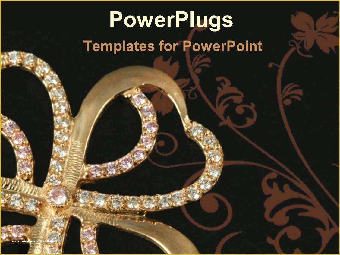 Jewellery Template Free Download Of Jewelry Powerpoint Background Style Guru Fashion Glitz