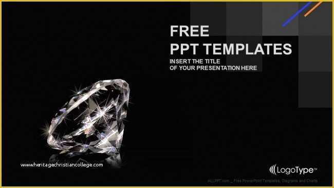 Jewellery Template Free Download Of Luxury Diamond Powerpoint Templates