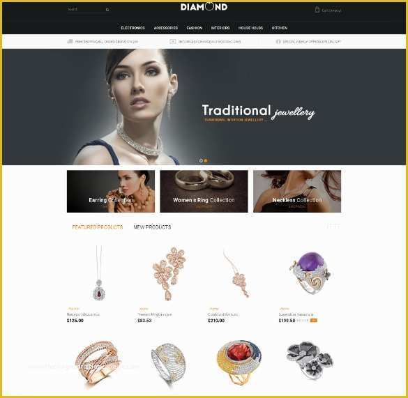 Jewellery Website Templates Free Download Of 15 Jewelry PHP themes & Templates