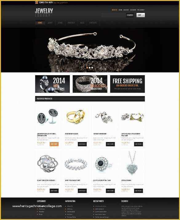 Jewellery Website Templates Free Download Of 18 Jewelry Bootstrap themes &amp; Templates