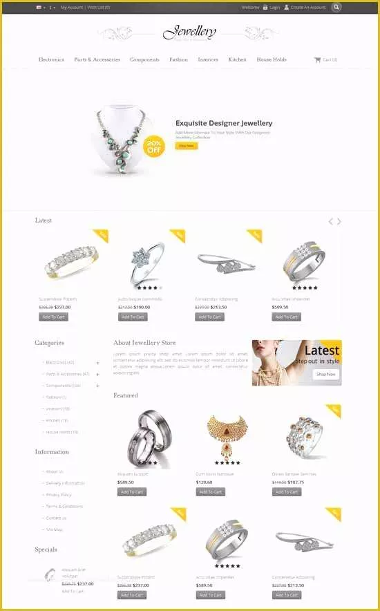 Jewellery Website Templates Free Download Of 50 Best Responsive Opencart themes Free & Premium