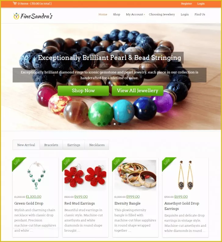 Jewellery Website Templates Free Download Of Handcrafted Jewelry Website Templates Inputwebwizard