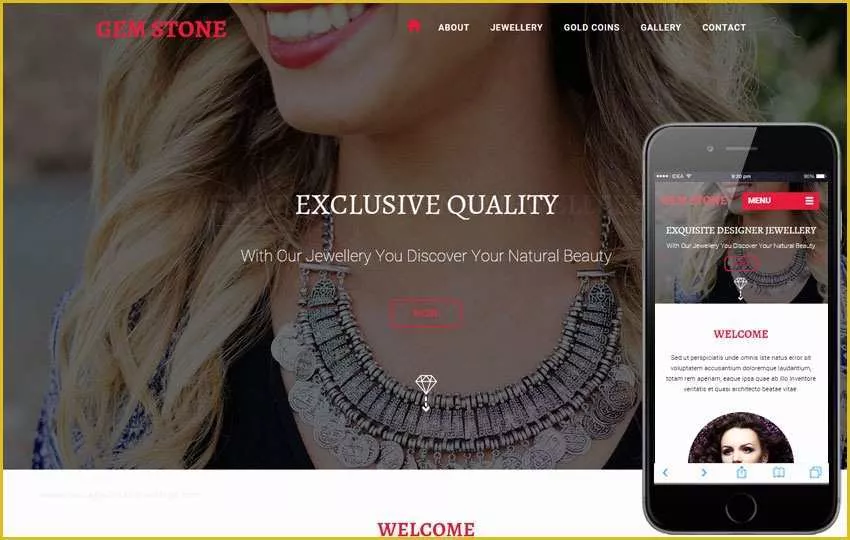 Jewellery Website Templates Free Download Of Jewellery Website Templates 5 Free Gem Stone