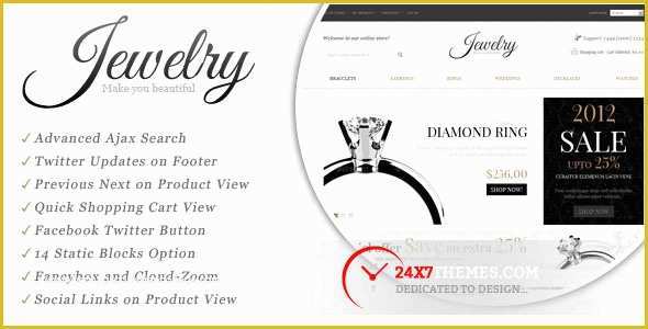 Jewellery Website Templates Free Download Of Jewelry Store themeforest Magento theme Magento