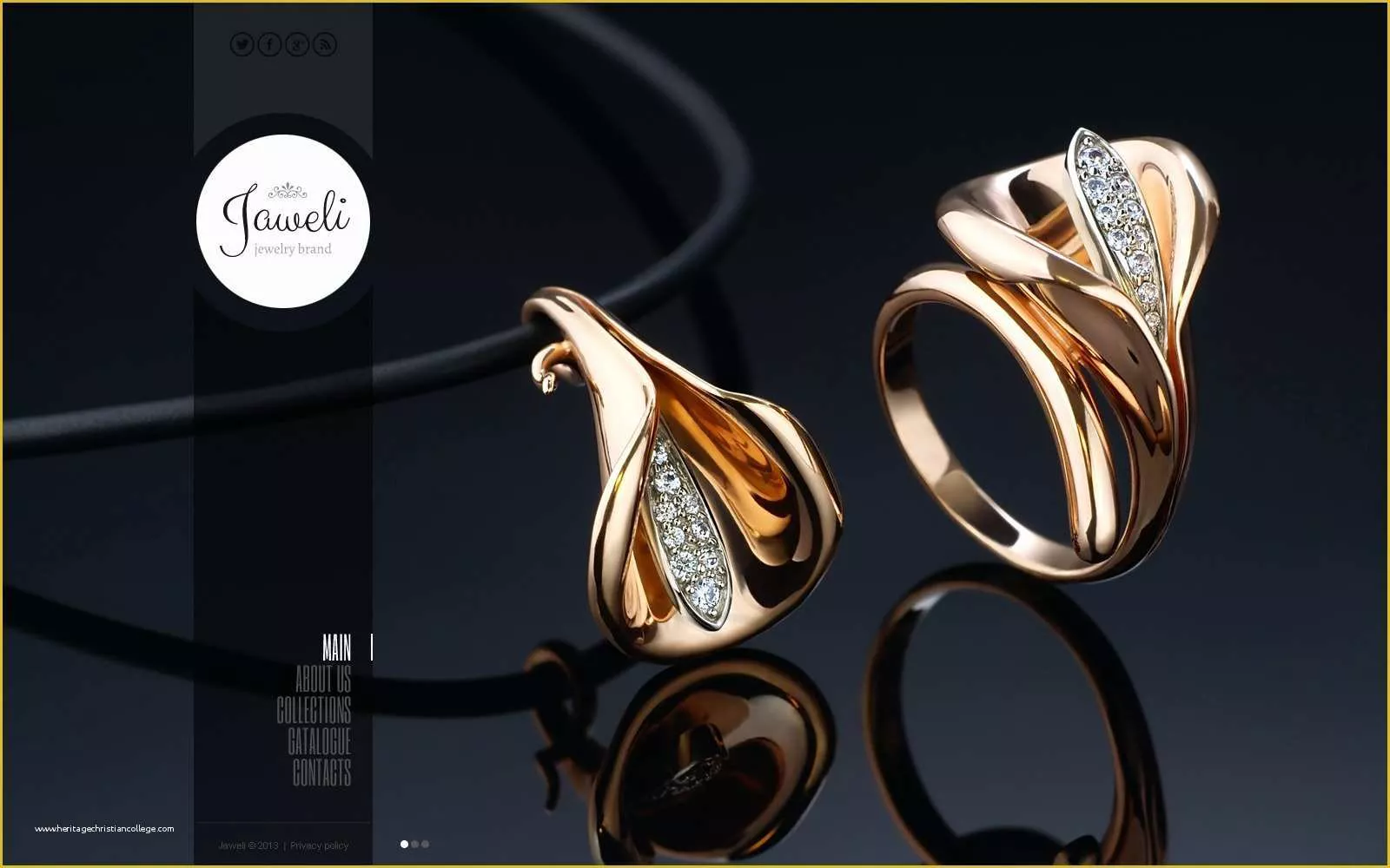 Jewellery Website Templates Free Download Of Jewelry Website Template