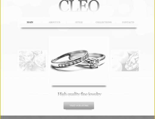 Jewellery Website Templates Free Download Of Jewelry Website Template