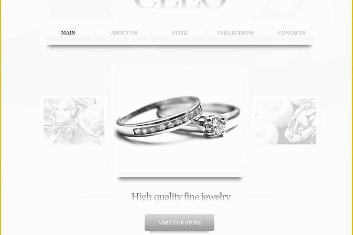 Jewellery Website Templates Free Download Of Jewelry Website Template