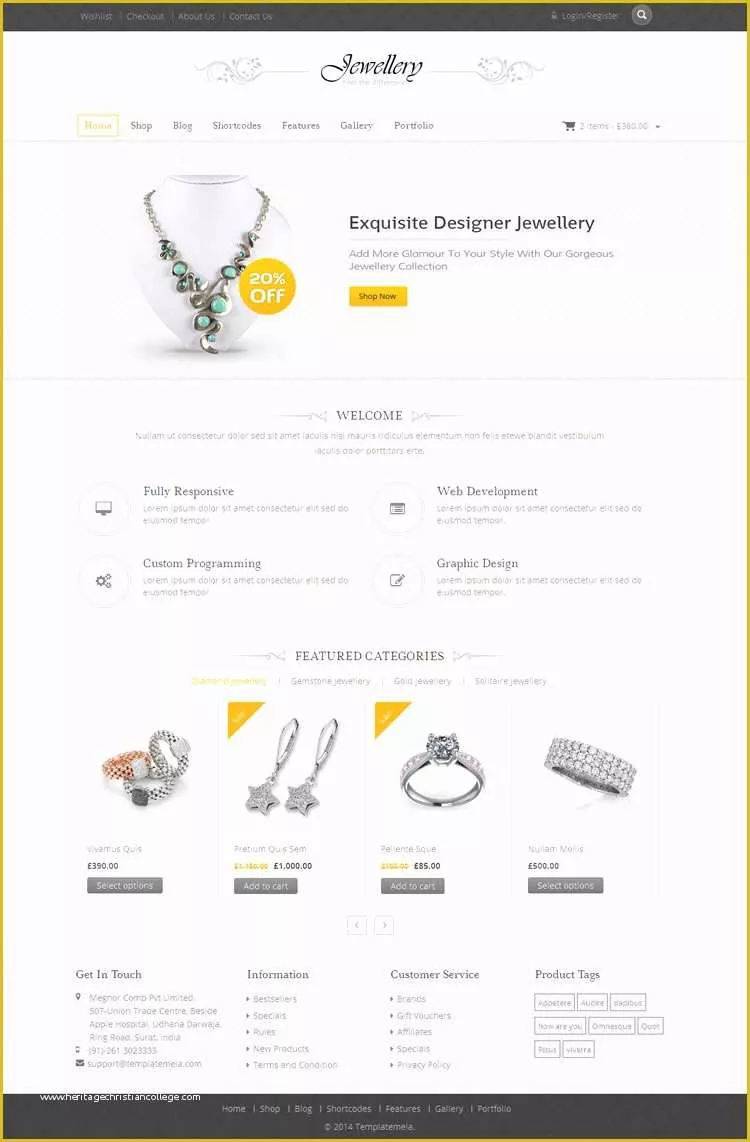 Jewellery Website Templates Free Download Of Jewelry Wordpress themes Free & Premium Templates