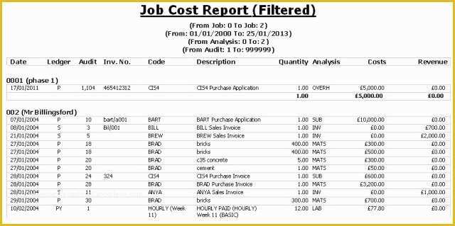 Job Costing Template Free Download Of Job Cost Sheet Template Excel Free Download Aashe