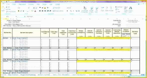 Job Costing Template Free Download Of Job Costing Template Excel – Bookhotels
