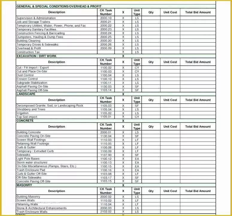 Job Costing Template Free Download Of Job Costing Template