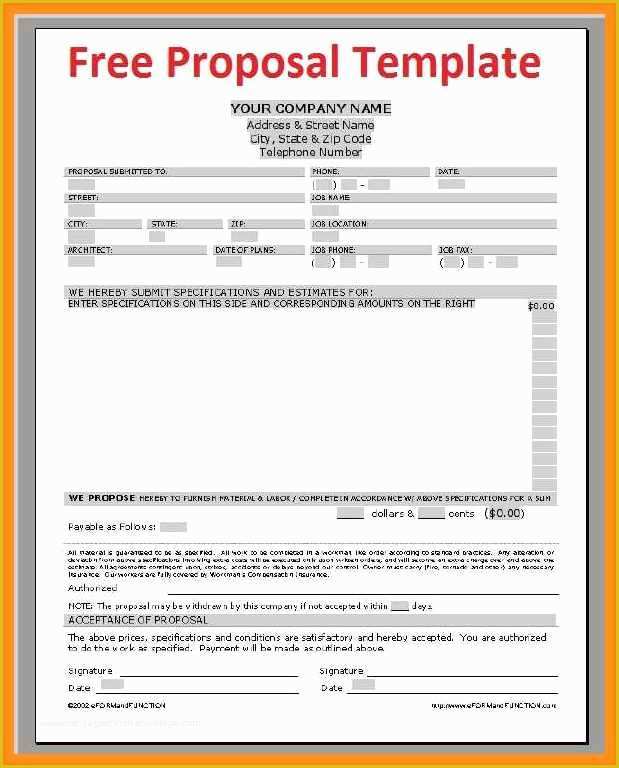 Job Proposal Template Free Download Of 13 Business Proposal Templates Free