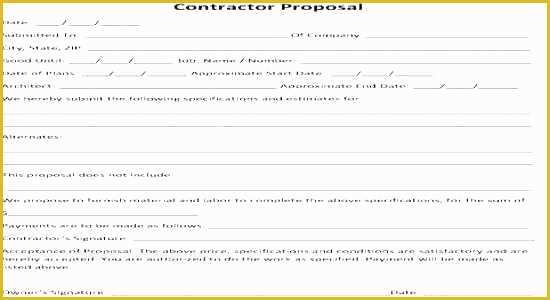 Job Proposal Template Free Download Of Estimate Proposal Template – asentech