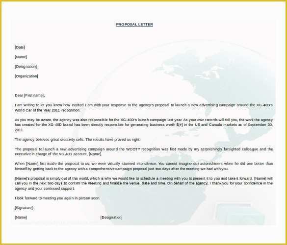 Job Proposal Template Free Word Of 31 Proposal Templates Doc Pdf