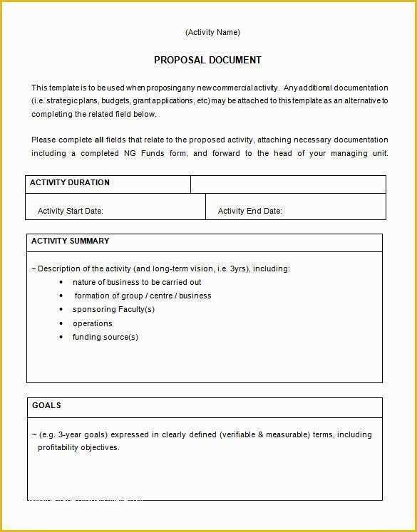 Job Proposal Template Free Word Of 32 Business Proposal Templates Doc Pdf