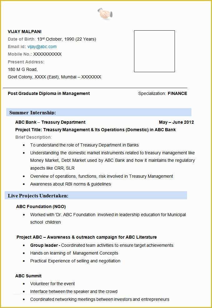 Job Resume Template Free Download Of 19 Resume Examples Pdf Doc