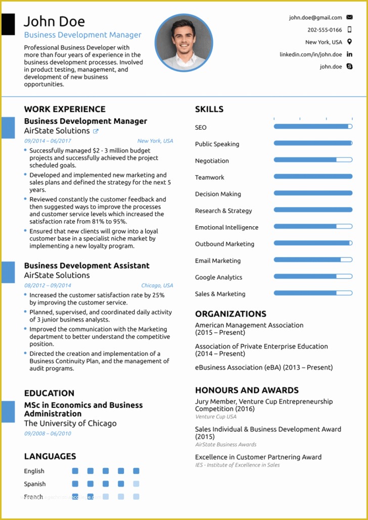 Job Resume Template Free Download Of Resume Template Best Free Resume Templates 2019 My