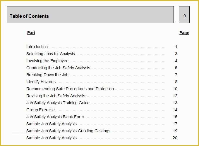 Job Safety Analysis Template Free Of 10 Sample Job Safety Analysis Templates Pdf Doc