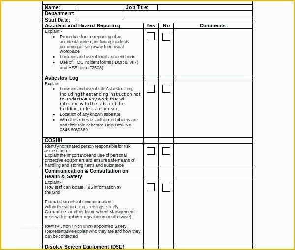 Job Safety Analysis Template Free Of Job Site Analysis Template Activity Hazard Analysis