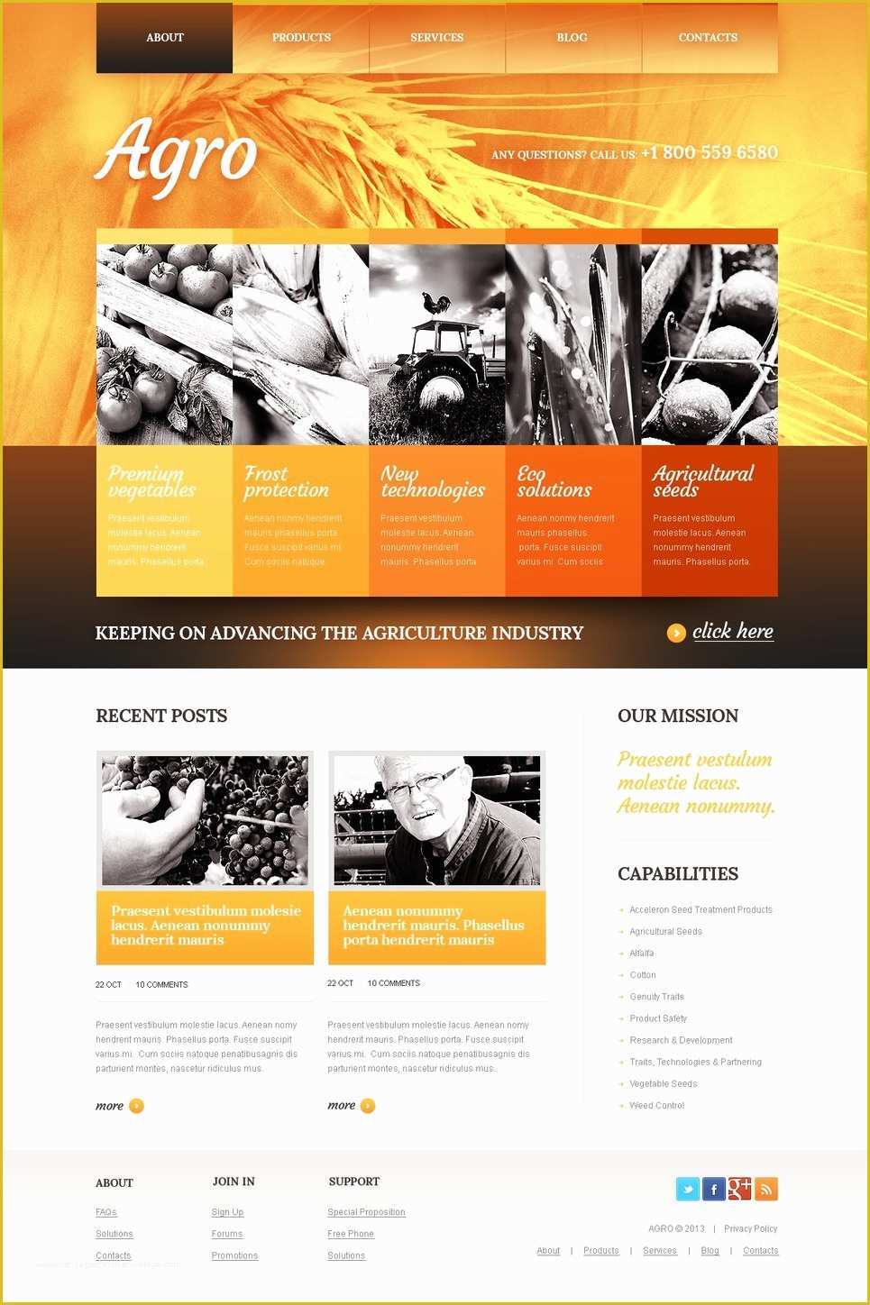 Joomla 3.0 Templates Free Download Of Free & Premium Responsive Agriculture Joomla Templates