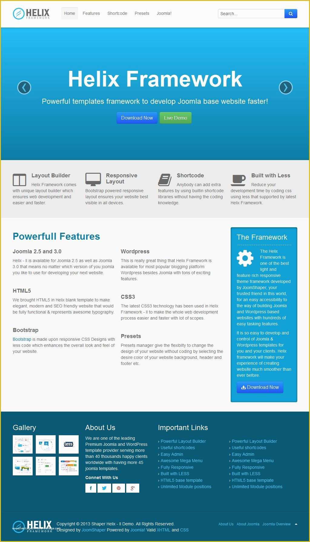 Joomla 3.0 Templates Free Download Of Jsp Shaper Helix Ii Template