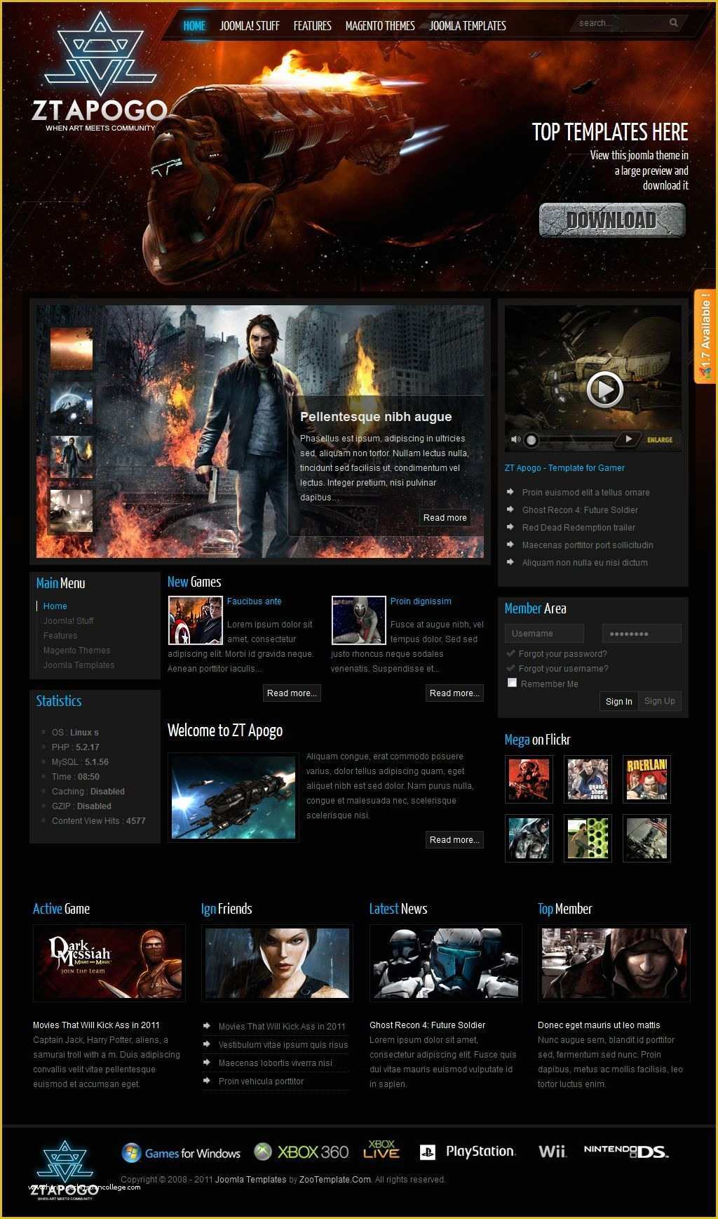 Joomla 3.0 Templates Free Download Of Zt Apogo Template