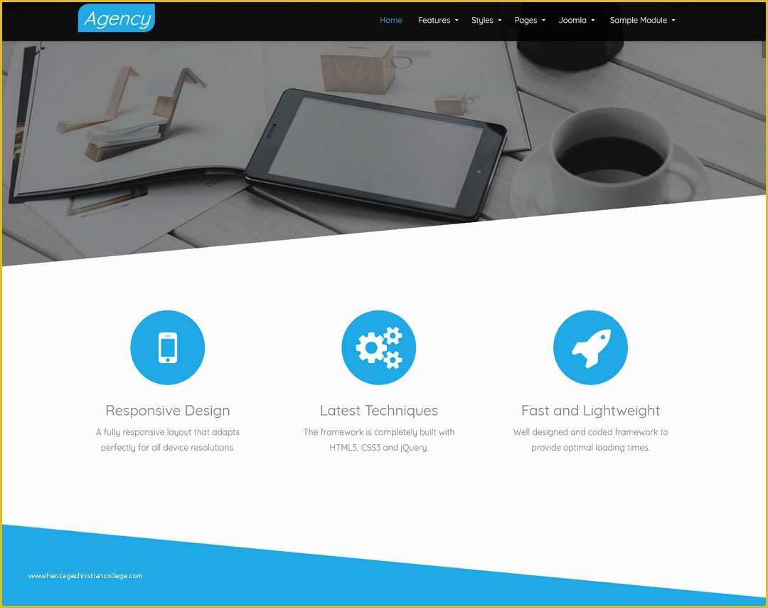 Joomla 3 X Templates Free Of Agency Joomla theme